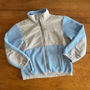 The North Face powder blue Denali fleece S 7-8
